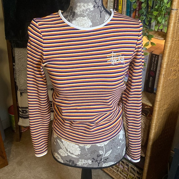Stussy Striped Longsleeve - Picture 1 of 5